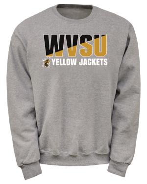Image of Sweatshirt - Artisans Gray "WVSU" Crew