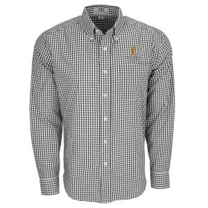 Image of Dress Shirt - Vantage Black/White Button Up