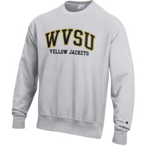 Image of Sweatshirt - Champion Gray "WVSU Jackets" Crew