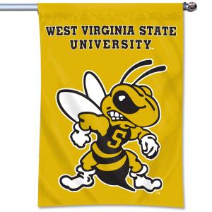Image of Home Banner - DuraWave Vertical Mount "Mascot" Gold