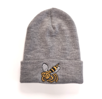 Image of Beanie - Gray "Baseball Mascot"