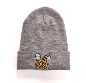 Image of Beanie - Gray "Baseball Mascot"