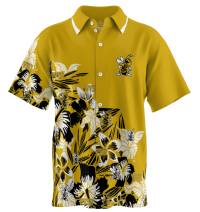 Image of Hawaiian Button Up - Founder Gold
