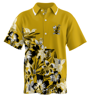 Image of Hawaiian Button Up - Founder Gold