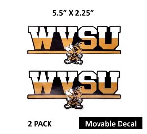 Image of Stickers - WVSU/Mascot 2 Pack
