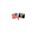 Image of Lapel Pin - "USA" & "WVSU" Flags