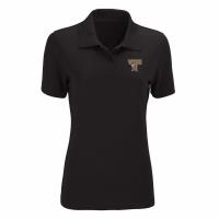 Image of Women's Polo - Vantage Black Mesh