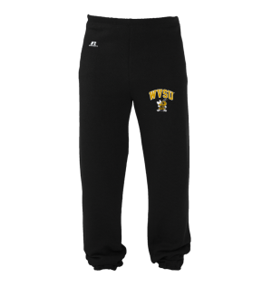 Image of Sweatpants - Russell Black "WVSU/Mascot"