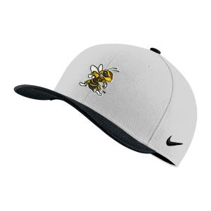 Image of Hat - Nike White/Black "Mascot" Stretch Fit